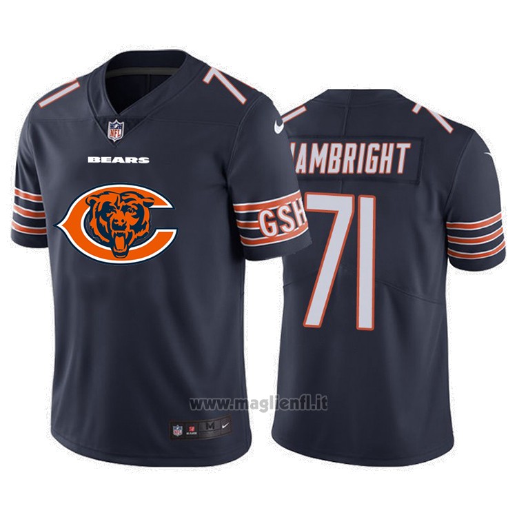 Maglia NFL Limited Chicago Bears Hambright Big Logo Blu